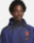 Nike Netherlands Academy AWF Jacket 2023 - 2025 Kids Dark Blue Blue White 