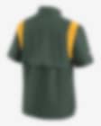 Nike Sideline Coach (NFL Green Bay Packers) Men's Short-Sleeve Jacket