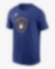 Low Resolution Milwaukee Brewers Cooperstown Logo Men's Nike MLB T-Shirt