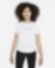 Low Resolution Κοντομάνικη μπλούζα προπόνησης Dri-FIT Nike One για μεγάλα κορίτσια