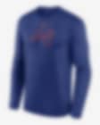 Low Resolution New York Mets Authentic Collection Practice Men's Nike Dri-FIT MLB Long-Sleeve T-Shirt