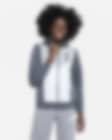 Low Resolution Nike Sportswear Hybrid Fleece-Hoodie mit durchgehendem Reißverschluss für ältere Kinder (Jungen)