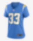 Nike Los Angeles Chargers No33 Derwin James Jr Black Women's Stitched NFL Limited 2016 Salute to Service Jersey