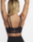 Low Resolution Nike Zenvy Strappy enyhe tartást adó, párnázott női sportmelltartó