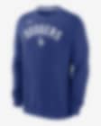 Low Resolution Los Angeles Dodgers Classic Men's Nike MLB Pullover Crew