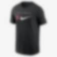 Low Resolution Arizona Diamondbacks Team Swoosh Lockup Men's Nike MLB T-Shirt