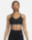 Low Resolution Nike Indy Sujetador deportivo de sujeción ligera con almohadillas y cuello en V - Mujer