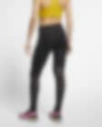Nike Women's Icon Clash Fast Black/Met Gold Running Tights (DM1565-010) Sz  2X/3X