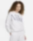 Low Resolution Sudadera oversized de cuello redondo con logo para mujer Nike Sportswear Phoenix Fleece
