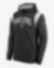 Low Resolution Nike Therma Athletic Stack (NFL Las Vegas Raiders) Men's Pullover Hoodie
