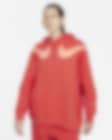 Low Resolution Nike Sportswear Swoosh extragroßer Fleece-Hoodie für Damen