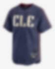 Low Resolution Jersey Nike Dri-FIT ADV de la MLB Limited para hombre Shane Bieber Cleveland Guardians City Connect