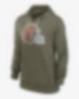 Nike Dri-FIT Salute to Service Logo (NFL Cleveland Browns) Women's Pullover  Hoodie