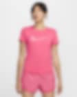 Low Resolution Nike One Women's Dri-FIT Short-Sleeve Graphic Running Top