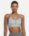 Low Resolution Bra deportivo con almohadillas de baja sujeción para mujer Nike Indy Zip-Front