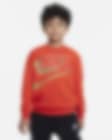 Low Resolution Nike Active Joy French Terry Crew Little Kids' Top