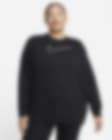 Low Resolution Nike Dri-FIT Get Fit Rundhals-Sweatshirt mit Grafik für Damen (große Größe)