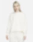 Low Resolution Overdimensioneret Nike Sportswear Modern Fleece-sweatshirt i french terry med rund hals til kvinder