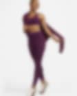 Low Resolution Leggings de tiro alto de 7/8 de sujeción firme con bolsillos para mujer Nike Go
