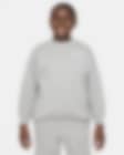 Low Resolution Nike Sportswear Club Fleece Big Kids' (Girls') Oversized Sweatshirt (Extended Size)