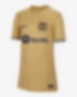 Low Resolution F.C. Barcelona 2022/23 Stadium Away Older Kids' Nike Dri-FIT Football Shirt