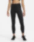 Low Resolution Nike Yoga Dri-FIT Women's High-Waisted 7/8 Metallic Trim Leggings