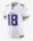 Nike Minnesota Vikings No18 Justin Jefferson Gold Youth Stitched NFL Limited Inverted Legend 100th Season Jersey