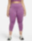 Low Resolution Nike Epic Luxe Women's Mid-Rise Crop Pocket Running Leggings (Plus Size)