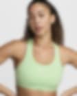 Low Resolution Sutiã de desporto almofadado Nike Swoosh Medium Support para mulher