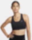 Nike Swoosh Women's Medium-Support Padded Zip-Front Sports Bra. Nike SG
