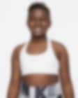 Low Resolution Brassière de sport Nike Swoosh pour Fille plus âgée (taille élargie)