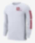 Low Resolution Nike College Dri-FIT (Oklahoma) Men's Long-Sleeve T-Shirt