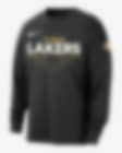 Low Resolution Los Angeles Lakers langärmeliges Nike NBA-Max90-T-Shirt für Herren