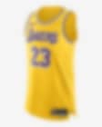 Low Resolution Los Angeles Lakers Icon Edition 2022/23 Nike Dri-FIT ADV Authentic NBA-jersey voor heren