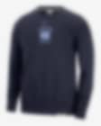 Low Resolution UNC Standard Issue Men's Nike College Fleece Crew-Neck Sweatshirt