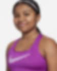 Nike Swoosh Older Kids' (Girls') Sports Bra (Extended Size). Nike ZA