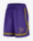 Low Resolution Los Angeles Lakers Fly Crossover Nike Dri-FIT NBA-basketballshorts med grafik til kvinder