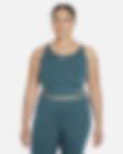 Low Resolution Nike Pro Dri-FIT Women’s Crop Shelf-Bra Tank (Plus Size)