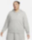 Low Resolution Sudadera con gorro de cierre completo para mujer Nike Sportswear Club Fleece (talla grande)