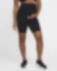 Low Resolution Nike (M) One Dri-FIT Bike Shorts (ca. 20 cm) mit hohem Bund und Taschen für Damen (Schwangere und Mütter)