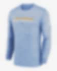 Low Resolution Nike Dri-FIT Sideline Velocity (NFL Los Angeles Chargers) Men's Long-Sleeve T-Shirt