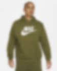 Low Resolution Ανδρική μπλούζα με κουκούλα και σχέδιο Nike Sportswear Club Fleece