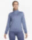 Low Resolution Camisola de running com fecho a 1/4 e proteção UV Nike Swift para mulher