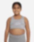 Low Resolution Bra deportivo para niñas talla grande (talla amplia) Nike Dri-FIT Swoosh
