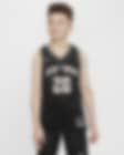 Low Resolution Jersey de la WNBA de alero polivalente Nike Dri-FIT para niño talla grande Sabrina Ionescu New York Liberty 2024 Explorer Edition