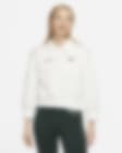 Low Resolution เสื้อวอร์มโปโลเอวลอยผ้าฟลีซขนาดโอเวอร์ไซส์ผู้หญิง Nike Sportswear