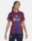 Low Resolution Damska przedmeczowa koszulka piłkarska Nike Dri-FIT FC Barcelona Academy Pro