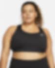 Low Resolution Sutiã de desporto sem almofadas de suporte médio Nike Dri-FIT Swoosh para mulher (tamanhos grandes)