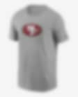 San Francisco 49ers Nike Primary Logo T-Shirt - Heathered Gray