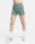 Low Resolution Nike One Rib Bike Shorts mit hohem Bund für Damen (ca. 12,5 cm)